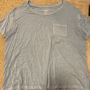 Light blue with front pocket shirt. Size XXL from mossimo supply co